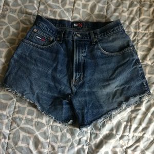 Tommy Hilfiger High Waisted Jean Shorts